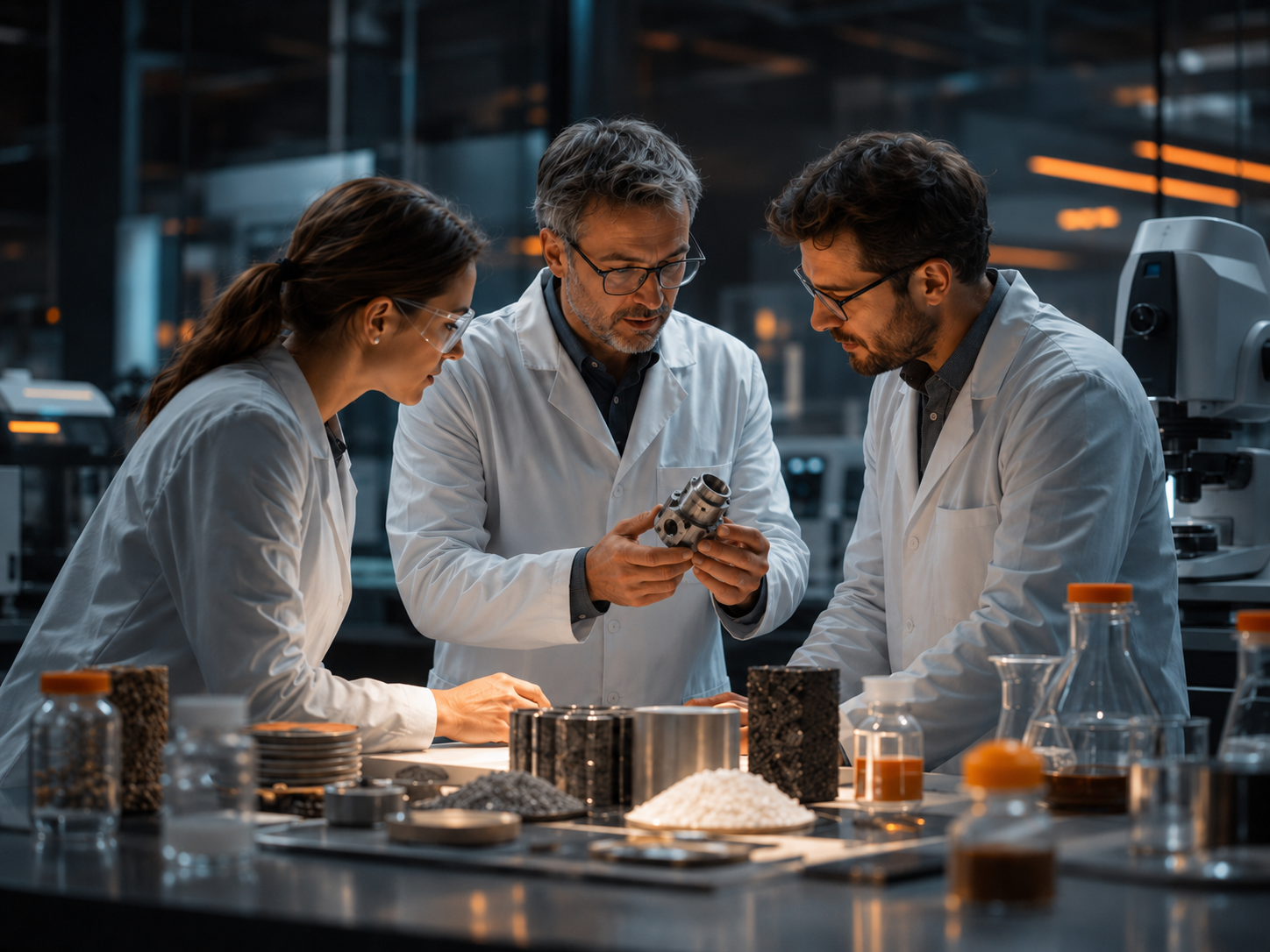 Experts Genium collaborant sur un projet industriel stratégique